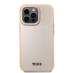 Чехол TUMI Aluminium Carbon Pattern Case для iPhone 14 Pro Max, светло-розовый цена и информация | Чехлы для телефонов | 220.lv