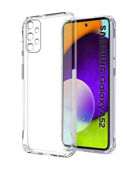 Fusion Precise Case 2mm izturīgs silikona aizsargapvalks Samsung A526 | A525 | A528 Galaxy A52 5G | A52 4G | A52s caurspīdīgs cena un informācija | Telefonu vāciņi, maciņi | 220.lv