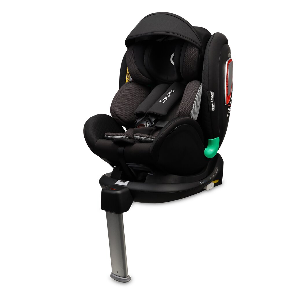 Lionel autokrēsliņš Antoon Plus 0-18 kg, black cena un informācija | Autokrēsliņi | 220.lv