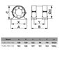 Kanāla izplūdes ventilators Vlano TUBO PRO cena un informācija | Ventilatori vannas istabai | 220.lv