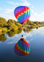 Dimantu mozaika Gaisa balons WT068 30 x 40 cm cena un informācija | Dimantu mozaīkas | 220.lv