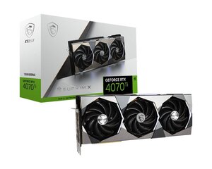 MSI GeForce RTX 4070 Ti SUPRIM X 12G cena un informācija | Videokartes (GPU) | 220.lv