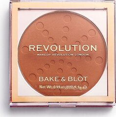 Компактная пудра Makeup Revolution Bake&Blot Pressed powder Orange, 5,5 г цена и информация | Пудры, базы под макияж | 220.lv