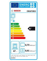 Bosch CBG675BS3 цена и информация | Духовки | 220.lv