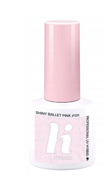 Hibrīda nagu laka Hi Hybrid 131 Shiny Ballet Pink, 5 ml cena un informācija | Nagu lakas, stiprinātāji | 220.lv