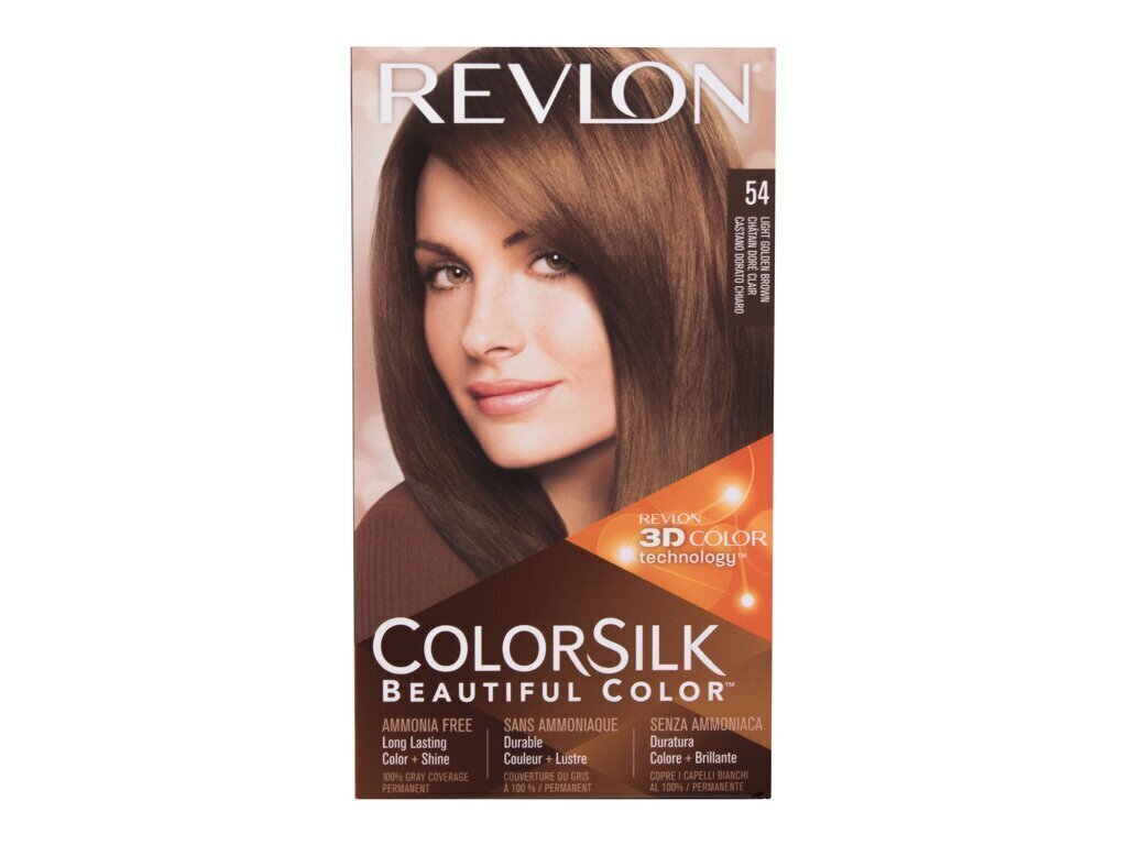 Краска для волос Revlon ColorSilk 54 Light Golden Brown, 59,1 мл цена |  220.lv