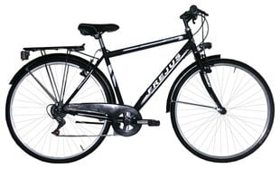 Frejus City Bike Man velosipēds, melns (Rata izmērs: 28”) cena un informācija | Velosipēdi | 220.lv