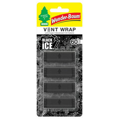 WUNDER-BAUM Vent Wrap Black Ice gaisa atsvaidzinātājs цена и информация | Освежители воздуха | 220.lv