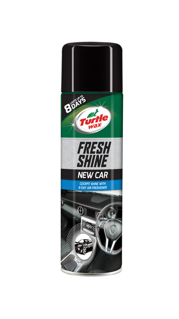 TURTLE WAX Fresh Shine New Car paneļa tīrītājs, 500ml цена и информация | Auto ķīmija | 220.lv