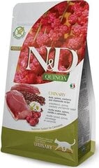 Сухой корм для кошек Farmina N&D Quinoa Urinary Duck, 5 кг цена и информация | Сухой корм для кошек | 220.lv