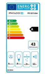 Philco PEI 62 Cube cena un informācija | Tvaika nosūcēji | 220.lv
