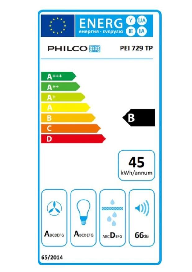 Philco PEW 729 TP цена и информация | Tvaika nosūcēji | 220.lv