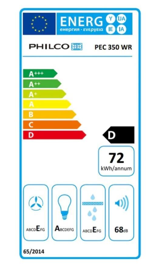 Philco PEC 350 WR cena un informācija | Tvaika nosūcēji | 220.lv