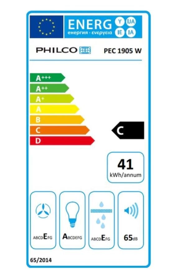 Philco PEC 1905 W cena un informācija | Tvaika nosūcēji | 220.lv