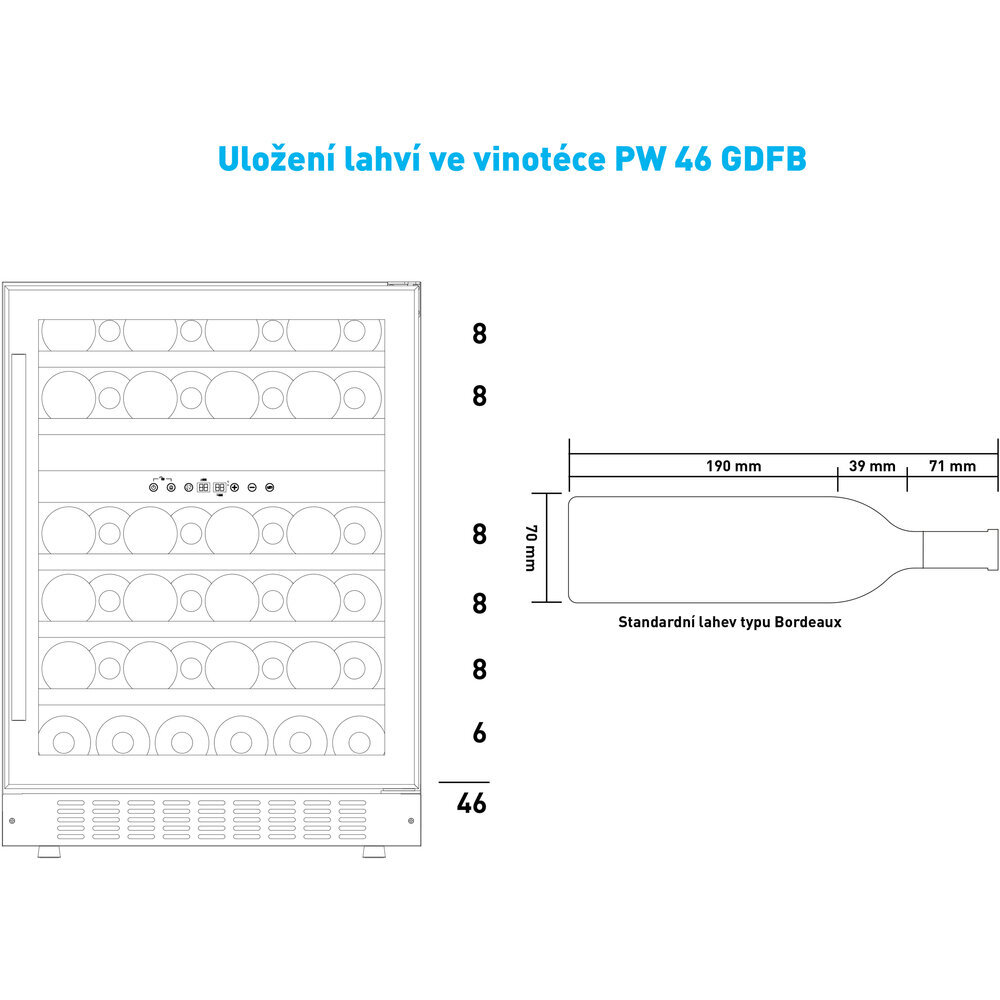 Philco PW 46 GDFB цена и информация | Vīna ledusskapji | 220.lv