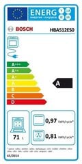 Bosch HBA512ES0 cena un informācija | Cepeškrāsnis | 220.lv