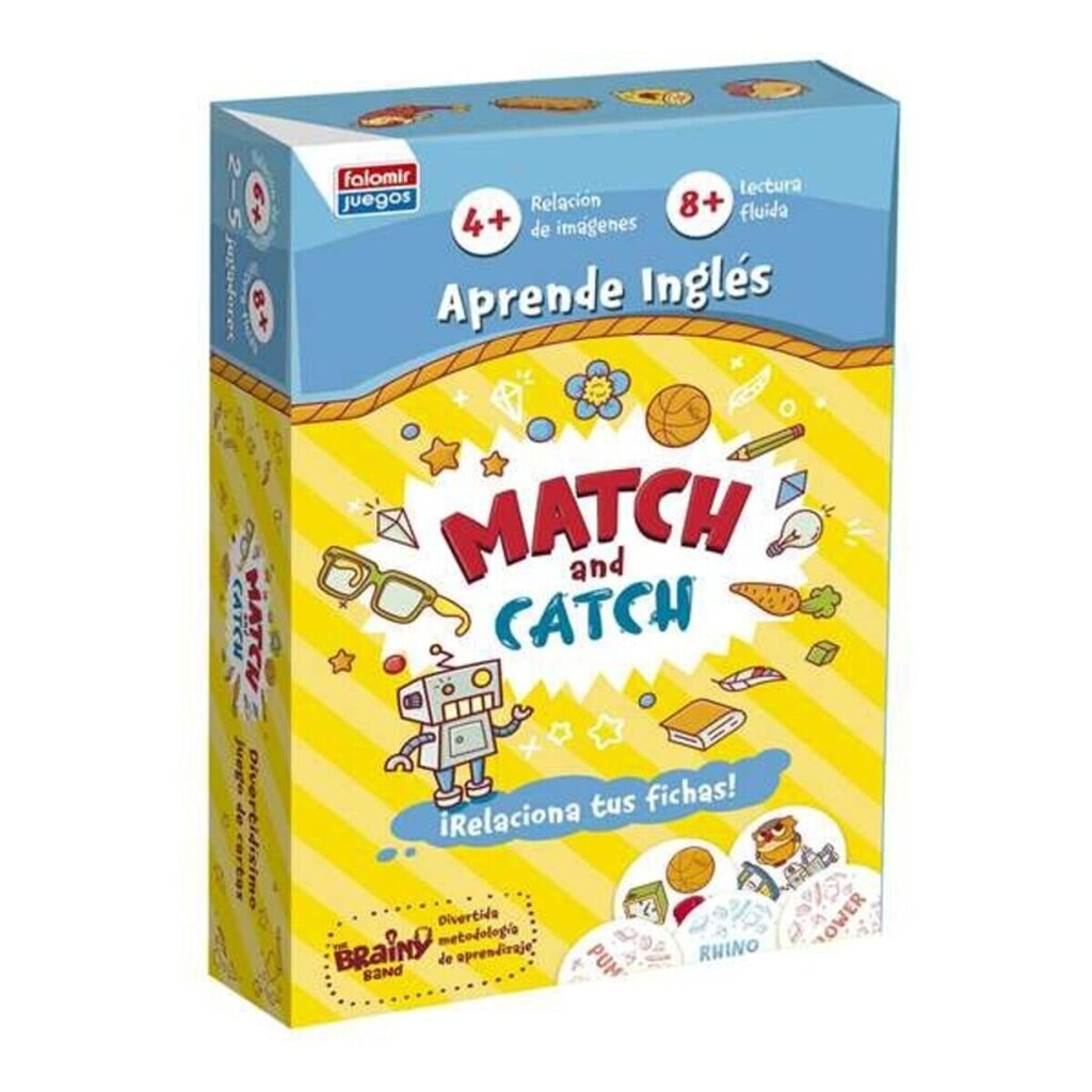 Izglītojoša spēle Match and Catch, Falomir, angļu цена и информация | Attīstošās rotaļlietas | 220.lv