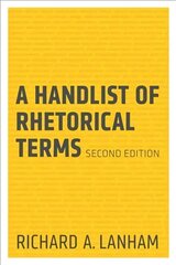 Handlist of Rhetorical Terms 2nd edition cena un informācija | Svešvalodu mācību materiāli | 220.lv