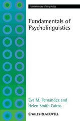 Fundamentals of Psycholinguistics cena un informācija | Svešvalodu mācību materiāli | 220.lv