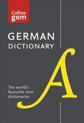 German Gem Dictionary: The World's Favourite Mini Dictionaries 12th Revised edition, Collins German Dictionary: 40,000 Words and Phrases in a Mini Format cena un informācija | Svešvalodu mācību materiāli | 220.lv