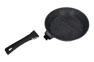 ZWIEGER BLACK STONE CONNECT panna 24 cm ar noņemamu rokturi cena un informācija | Pannas | 220.lv