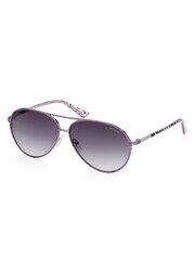 Солнцезащитные женские очки GUESS GU7847 6083B Purple Grey 500085607 цена и информация | НАКЛАДКИ НА СОЛНЦЕЗАЩИТНЫЕ ОЧКИ ДЛЯ КОРРЕКТИРУЮЩИХ ОЧКОВ | 220.lv