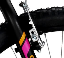 Coppi MTB Lady Brave kalnu velosipēds - melns ar rozā (Rata izmērs: 27, 5" Rāmja izmērs: 15") cena un informācija | Velosipēdi | 220.lv