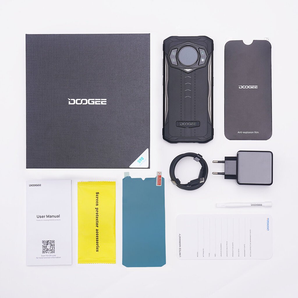 Doogee S98 Dual SIM 8/256GB Black cena un informācija | Mobilie telefoni | 220.lv