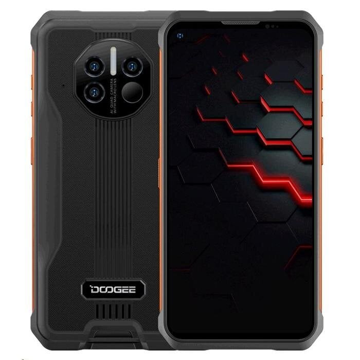 Doogee V10 5G Dual SIM 8/128GB Fire Orange цена и информация | Mobilie telefoni | 220.lv