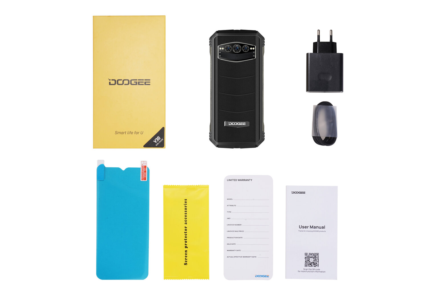 Mobilais tālrunis Doogee V30 Black cena un informācija | Mobilie telefoni | 220.lv