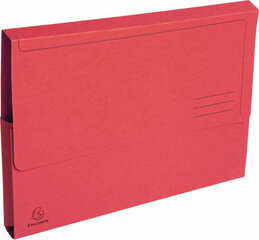 Kartona mape Exacompta, sarkana krāsā A4 (50 gb.) cena un informācija | Kancelejas preces | 220.lv