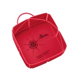 Saliekamā mājdzīvnieku bļoda Hunter silicone folding bowl, sarkans цена и информация | Миски, ящики для корма | 220.lv