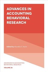 Advances in Accounting Behavioral Research cena un informācija | Ekonomikas grāmatas | 220.lv