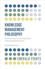 Knowledge Management Philosophy: Communication as a Strategic Asset in Knowledge Management cena un informācija | Ekonomikas grāmatas | 220.lv