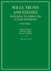 Wills, Trusts and Estates Including Taxation and Future Interests 6th Revised edition cena un informācija | Ekonomikas grāmatas | 220.lv