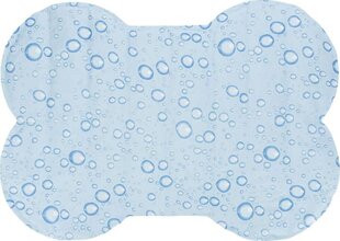 Trixie Bone-shaped cooling mat, M: 60 × 45 cm, light blue цена и информация | Лежаки, домики | 220.lv