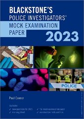 Blackstone's Police Investigators Mock Exam 2023 цена и информация | Книги по экономике | 220.lv