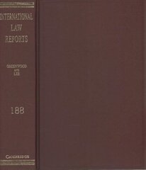 International Law Reports: Volume 188 цена и информация | Книги по экономике | 220.lv