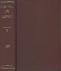 International Law Reports: Volume 188 cena un informācija | Ekonomikas grāmatas | 220.lv