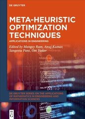 Meta-heuristic Optimization Techniques: Applications in Engineering цена и информация | Книги по экономике | 220.lv