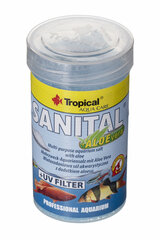 TROPICAL Sanital + Aloevera - aquarium salt - 120g цена и информация | Аквариумы и оборудование | 220.lv