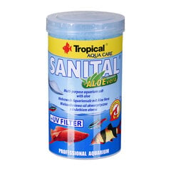 TROPICAL Sanital + Aloevera - aquarium salt - 600g цена и информация | Аквариумы и оборудование | 220.lv