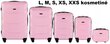 Vidējs čemodāns Wings 147 izmērs M rozā (pink) cena un informācija | Koferi, ceļojumu somas | 220.lv