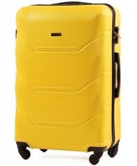 Среднего размера чемодан Wings TD147, размер M, желтый цена и информация | Чемоданы, дорожные сумки | 220.lv