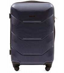 Большой чемодан Wings TD147, размер L, синий цена и информация | Чемоданы, дорожные сумки | 220.lv