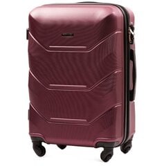 Большой чемодан Wings TD147, размер L, бордовый (burgundy) цена и информация | Чемоданы, дорожные сумки | 220.lv