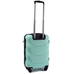 Небольшой чемодан Wings TD147, размер S, для ручной клади светло-зелёный цена и информация | Чемоданы, дорожные сумки | 220.lv