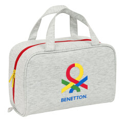 Школьный несессер Benetton Pop Серый (31 x 14 x 19 cm) цена и информация | Школьные рюкзаки, спортивные сумки | 220.lv