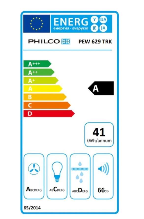 Philco PEW 629 TRK cena un informācija | Tvaika nosūcēji | 220.lv