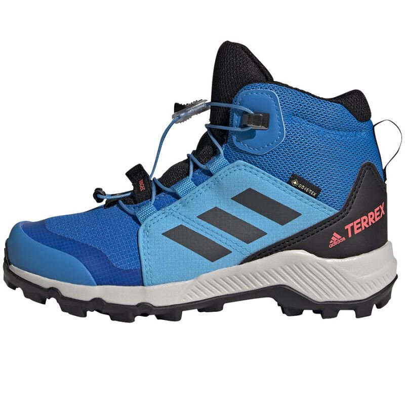 Pārgājienu apavi bērniem Adidas Terrex Mid Gtx K Jr GY7682, zili cena un informācija | Bērnu zābaki | 220.lv